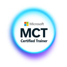 Microsoft Certified Trainer badge supplied by Simon Frank